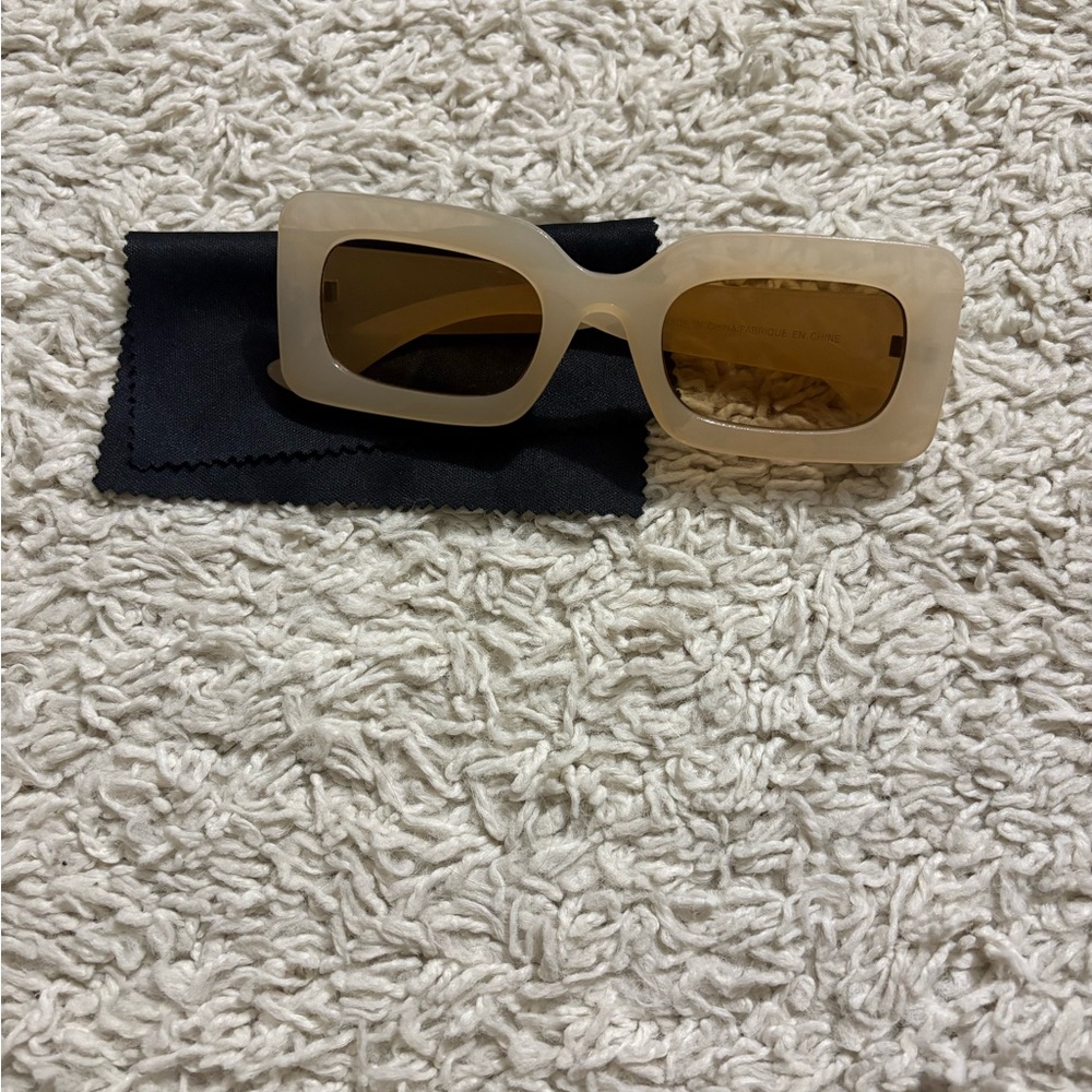 American Eagle Outfitters Cream Sunglasses